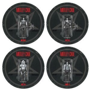 Motley Crue (Shout At The Devil) Super7 Black & White ReAction Figures